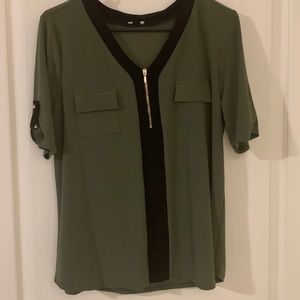 Olive Green Top